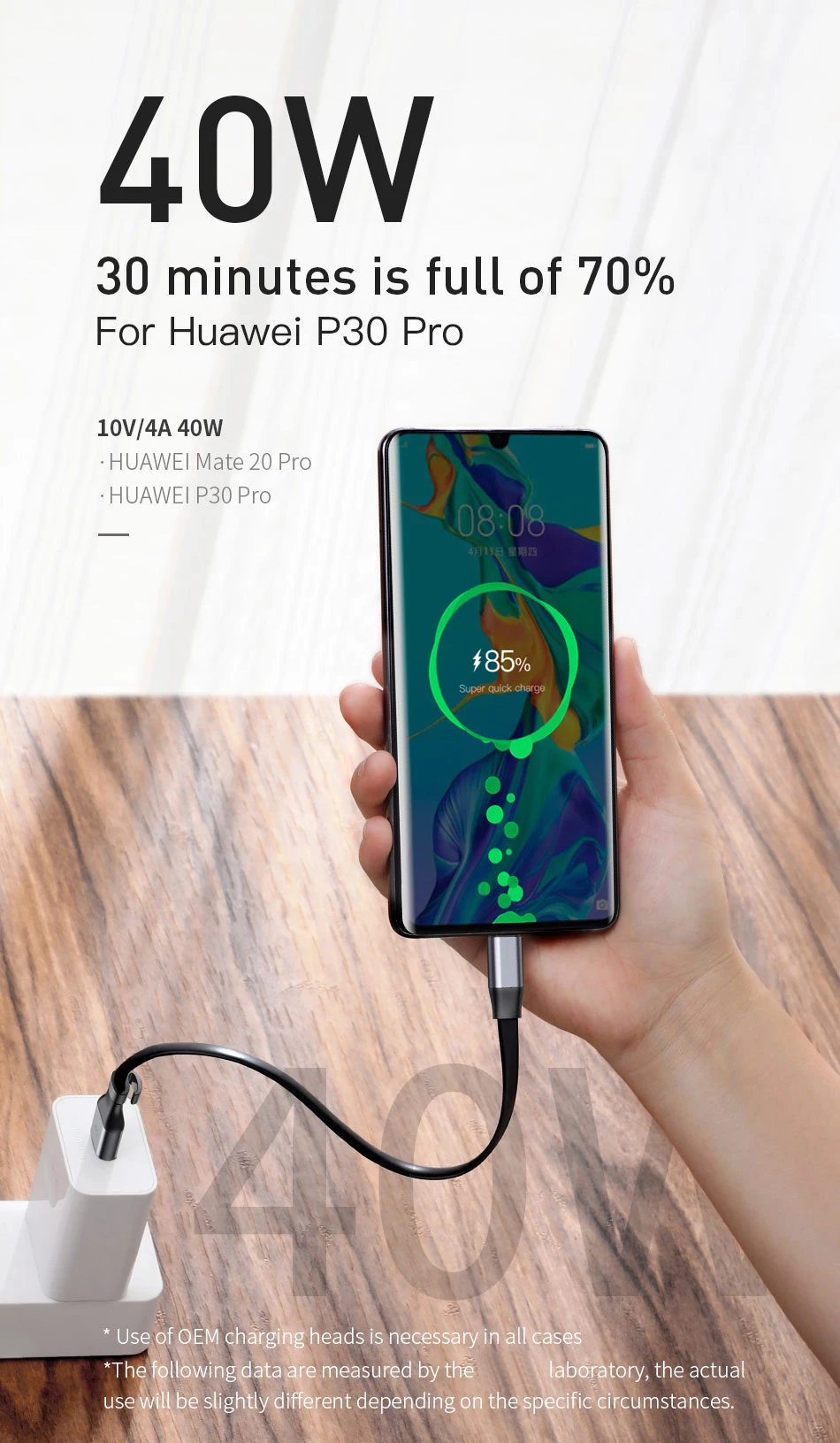 Короткий кабель usb type-c для быстрой зарядки samsung galaxy s9 s8 huawei P20 mate 20 xiaomi 9 usb c зарядный кабель 20 см 5A 3A Android