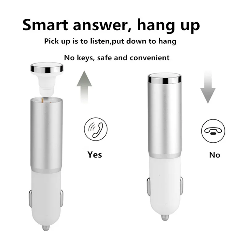 Portable Wireless BT Earphones Headphone Car Charger 2 in 1 Bluetooth Earphones Double USB 2.1A Fast Car Phone Charger (7)