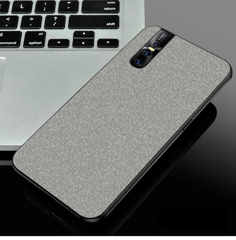 

vivo v15 pro Case Cloth Matte TPU Silicone Cover Bumper Back cases For vivo v15 full cover shell