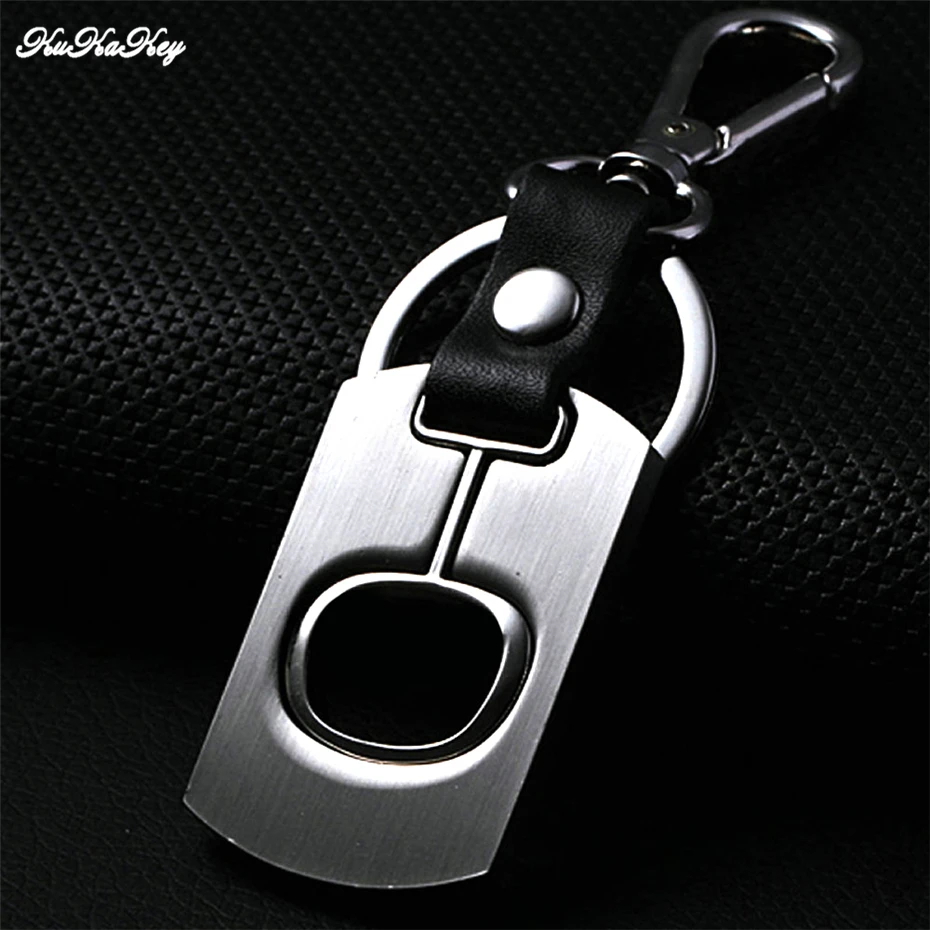 

For Mazda 3 6 CX5 CX7 323 626 Familia CX-3 CX-5 Demio 3D Metal Hollow Car Logo Keyring Key Fob Chain Ring Auto Keychain