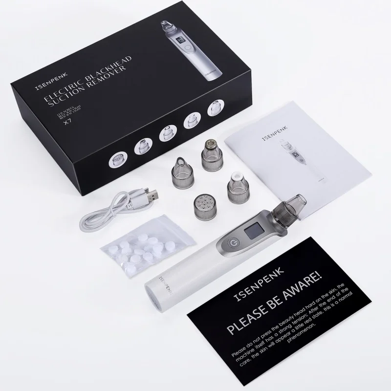 Máquina da Beleza do Vácuo de Sucção Ferramenta de Cuidados da Pele Pore Cleaner Cravo Remover Nariz Elétrica Rosto Limpeza Profunda Facial 13 Beleza e saúde