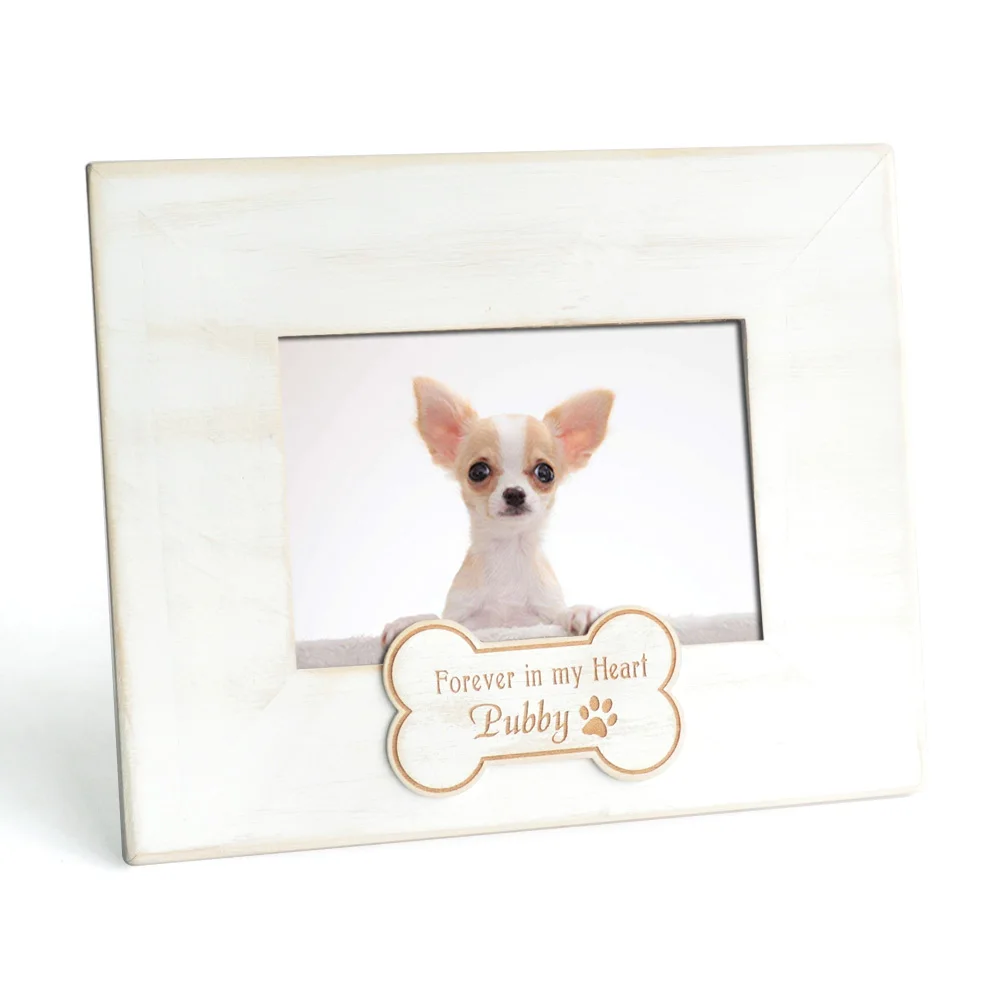 

Personalized Pet Photo Frame,Engrave Wood Picture Frame with Name ,Dog Picture Frames,Gift for Pet,Dog Memorial Picture Frame