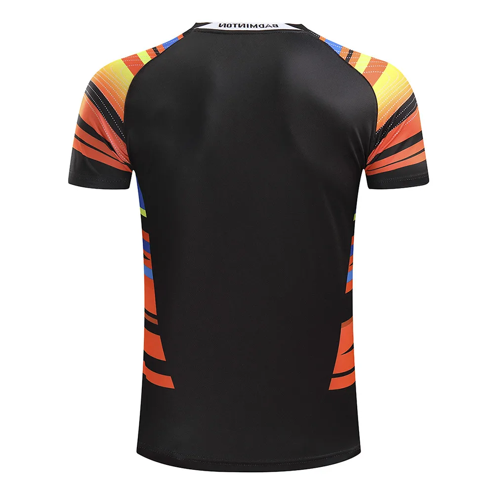 Adsmoeny Badminton camisas + Shorts Jersey hombres/mujeres Wicking de secado rápido bádminton ropa del juego del deporte de las señoras Tenis de Mesa T-Shirt