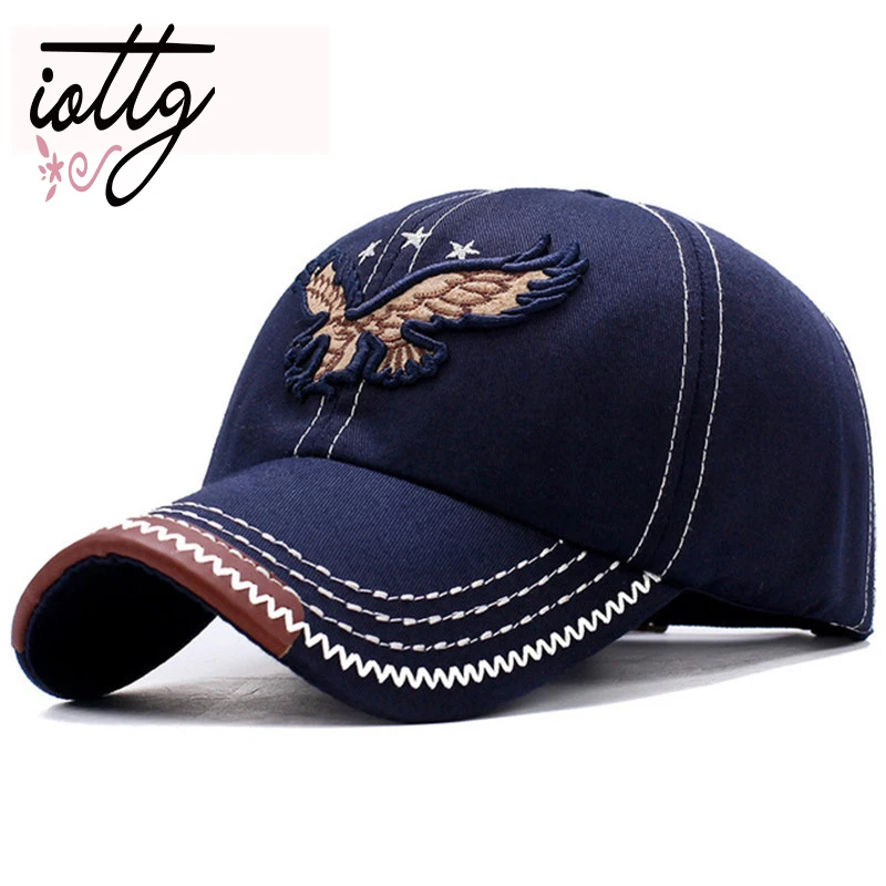 

2018 New Heavy Washed Denim 3D Eagle Embroidery Baseball Caps Men Women Sports Active Casual Hat One Size Adjustable