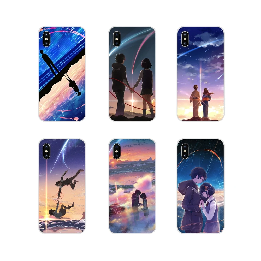 

For Samsung Galaxy A5 A6S A7 A8 A9S Star J4 J6 J7 J8 Prime Plus 2018 Silicone Shell Case Your Name Japanese anime Popular Custom