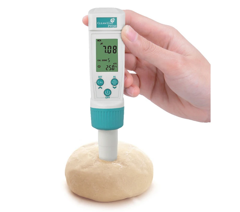 Digital Dough pH Meter pen type acidometer tester temperature dual