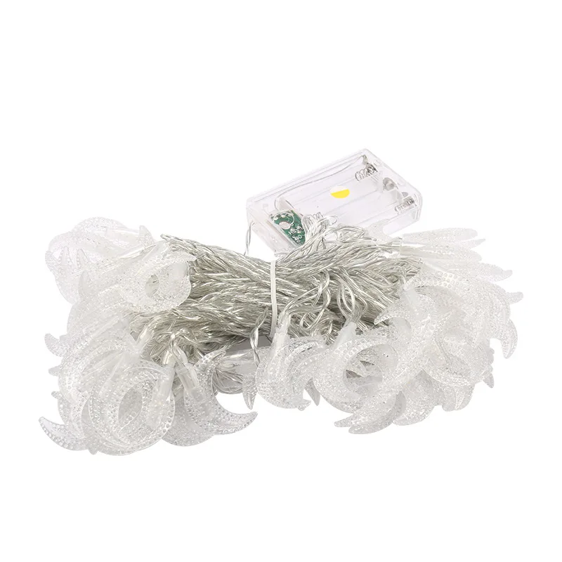 BTgeuse Moon LED String Fairy String Night Lights for Christmas Party DIY Decoration Lamp 2M 3M 4M Battery Powered Garland BTgeuse Moon LED String Fairy String Night Lights for Christmas Party DIY Decoration Lamp 2M 3M 4M Battery Powered Garland