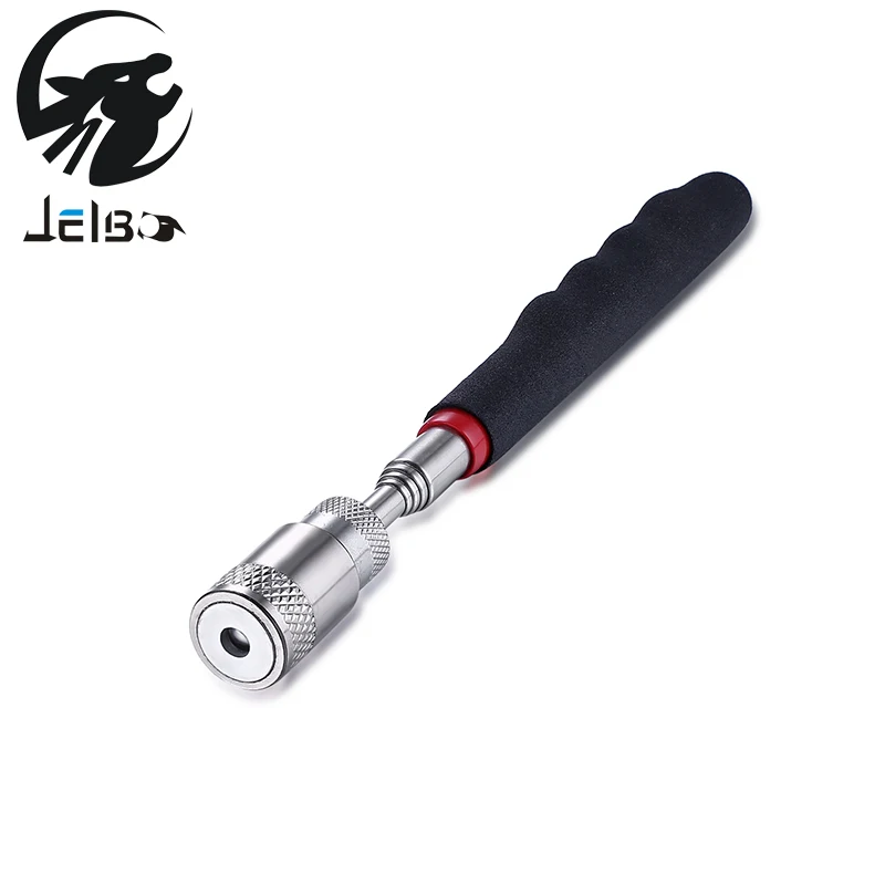 Jelbo 1Pcs Mini Telescopic Pick Up Tool LED Metal Screw