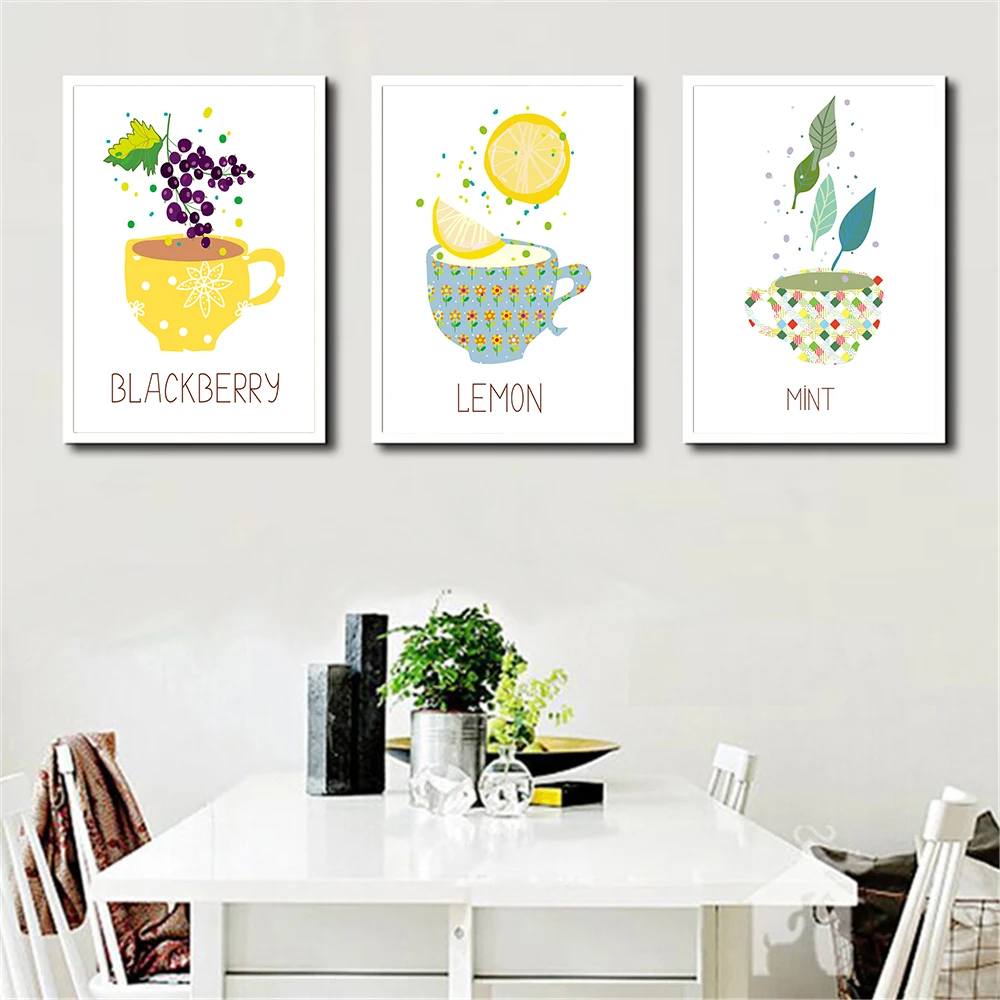 Copo-de-Frutas-Subiram-Bagas-N-rdico-Lim-o-Menta-Morango-Dos-Desenhos-Animados-Poster-Pintura (2)