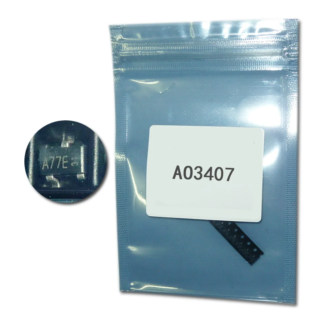 100 шт./лот AO3407 MOSFET p-канал FET AO3407 слово A79T 4.3A/30 в SOT23 MOSFET P-CH