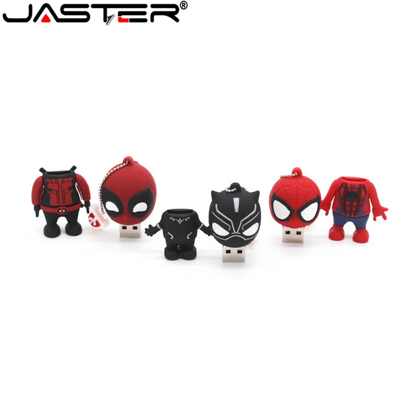 JASTER флеш диск USB 2 0 с мультипликационным принтом 64 ГБ флешка супергерой Халк