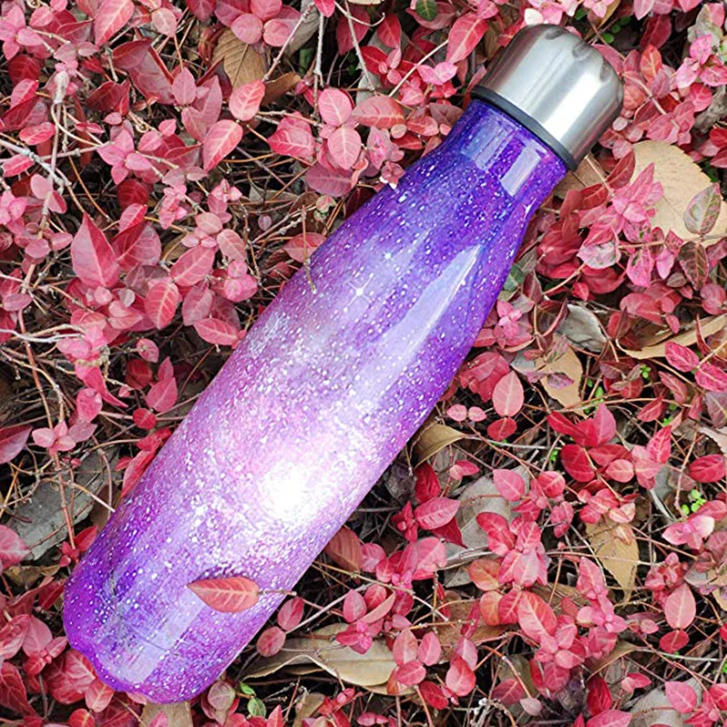 

500ml Starry Sky Stainless Steel Double Wall Vacuum Jug Insulated Water Bottles Coffee Kettle Travel Sports Drink Vacuum Flasks