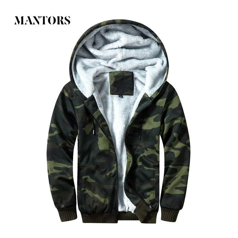 

Hoodies Men 2018 New Winter Camouflage Fleece Casual Warm Hooded Sweatshirts Male Coat Moletom Masculino Thicken Camo Tracksuit