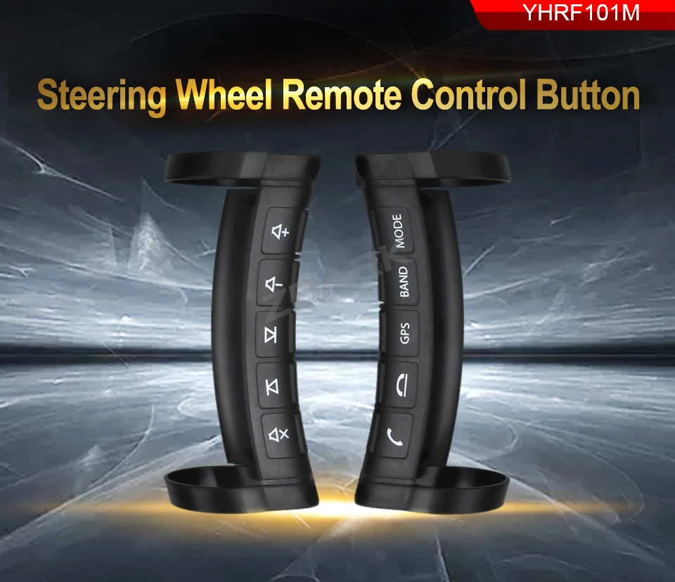 Универсальный беспроводной руль пульт дистанционного управления кнопочная панель для автомобиля dvd gps стерео YHFXP01