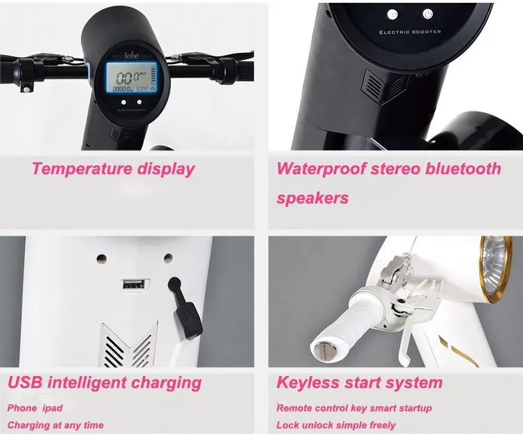 Top 12"LEHE Electric scooter Smart city walking electric bicycle mini folding  electric bike instead  walking tool 36v li-ion ebike 13