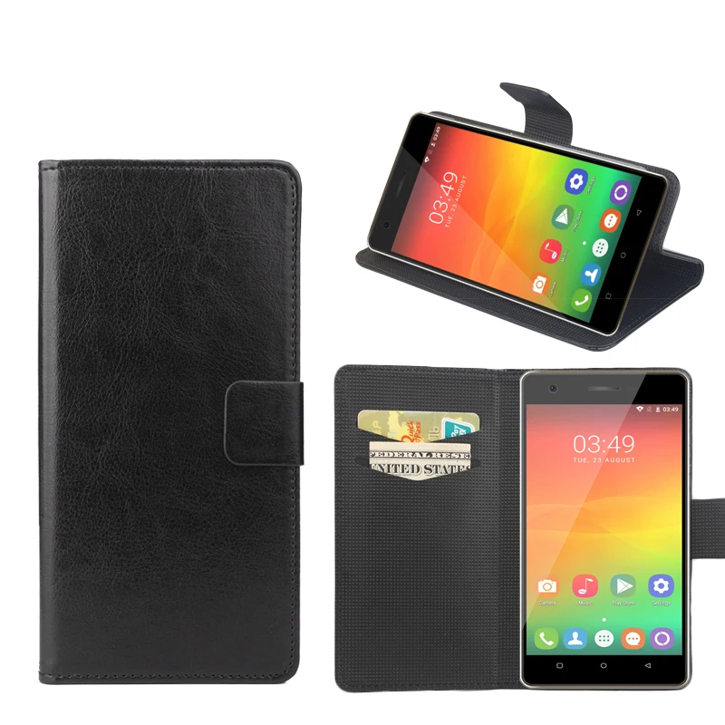 Вертикальный чехол-бумажник с откидной крышкой для THL T9 Pro чехол-держатель из