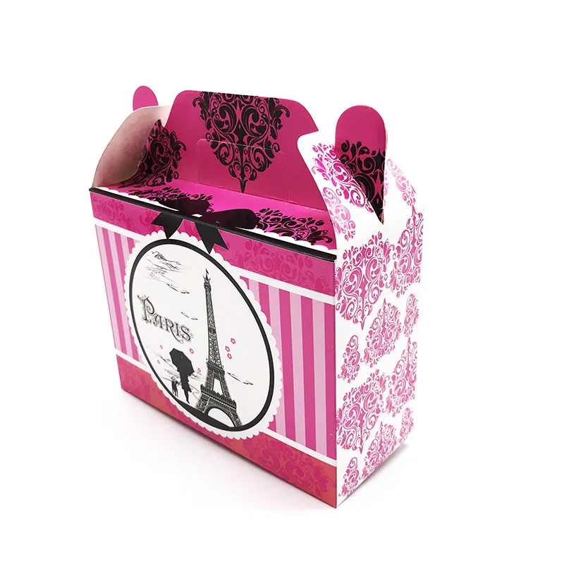 

12pcs Eiffel Tower theme candy boxes baby shower party decorations Eiffel Tower gift boxes Eiffel theme birthday party supplies