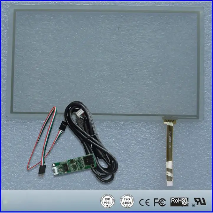 

12.1inch Resistive Touch Screen Panel 260.8x203.2mm 4Wire USB Kit For Monitor