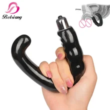 Male Prostata Massage Vibrating Waterproof Anal Plug Butt Plug Silicone Prostate Massager G Spot Vibrator Anal Sex Toys For men