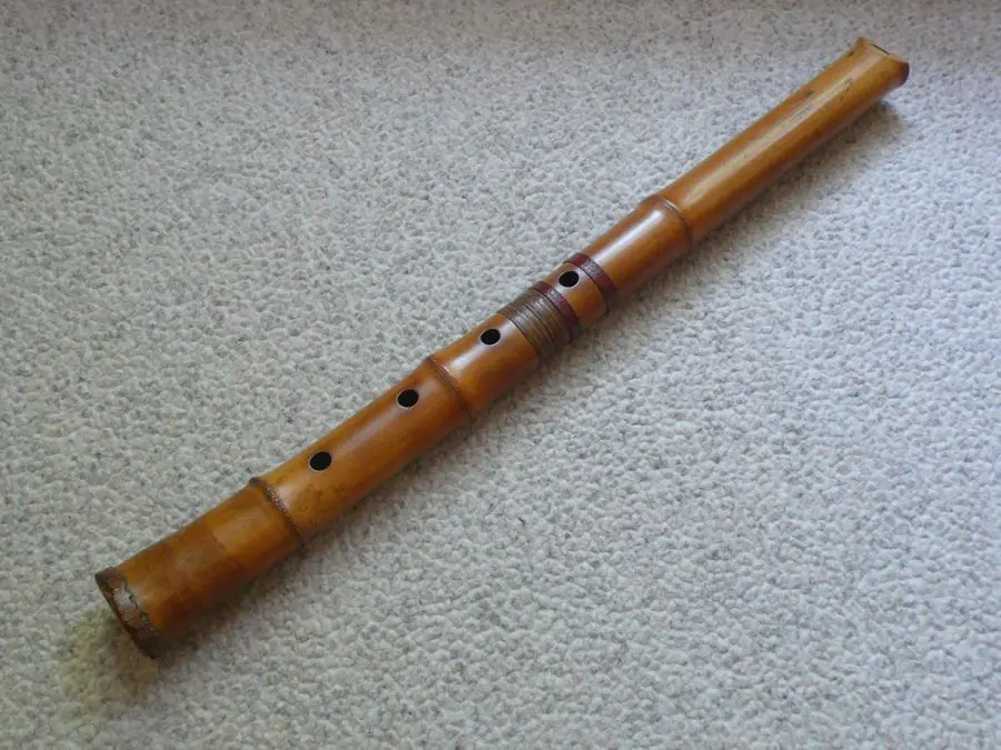 AUTHENTIC JAPANESE 1.8 PROFESSIONAL SHAKUHACHI FLUTE RESTORED by PERRY