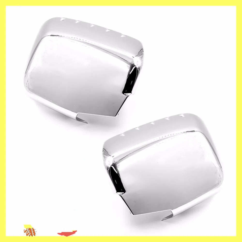 

XYIVYG 2006-2014 FOR HONDA RIDGELINE CHROME SIDE MIRROR FULL ABS COVERS COVER PAIR FAST