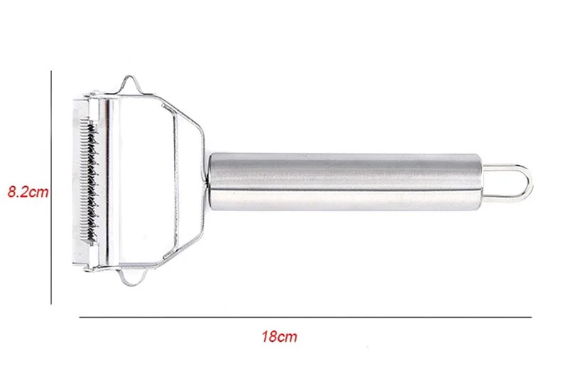 Двойной фруктовый Овощечистка и нож для чистки и нарезки соломкой резак острый Многофункциональный Терка из нержавеющей стали для картофеля моркови строгания кухонный инструмент
