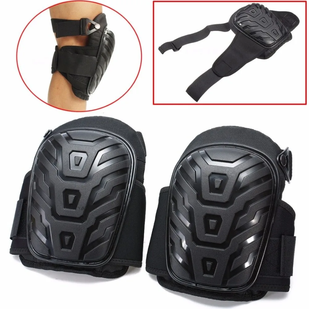 Adjus Motorcycle Leg Cover Knee Pads With Straps Safe EVA Gel Cushion