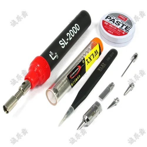 

9 in 1 Gas soldering iron wl-1888 gas soldering iron combination,Free shipping