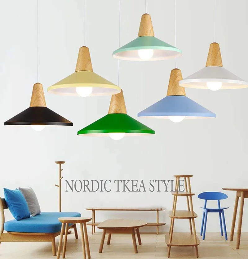 

BOKT Modern LED Pendant Lights Metal Macaron Handlamp Nordic Pendant Lamps for Living Room/Restaurant/Home Lighting AC 90-220V