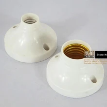 2 шт. патроны для ламп винтовые патроны для ламп поверхностного монтажа круговой дисплей тест на старение патрон E14/E27 Цоколь лампы