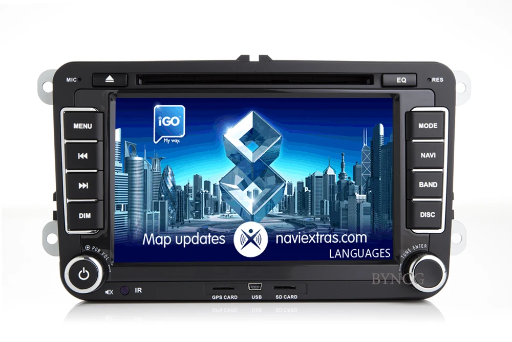 Perfect BYNCG android 8.1 car dvd for Volkswagen passat b5 b6 golf 4 5 tiguan polo skoda octavia rapid car radio multimedia player 1
