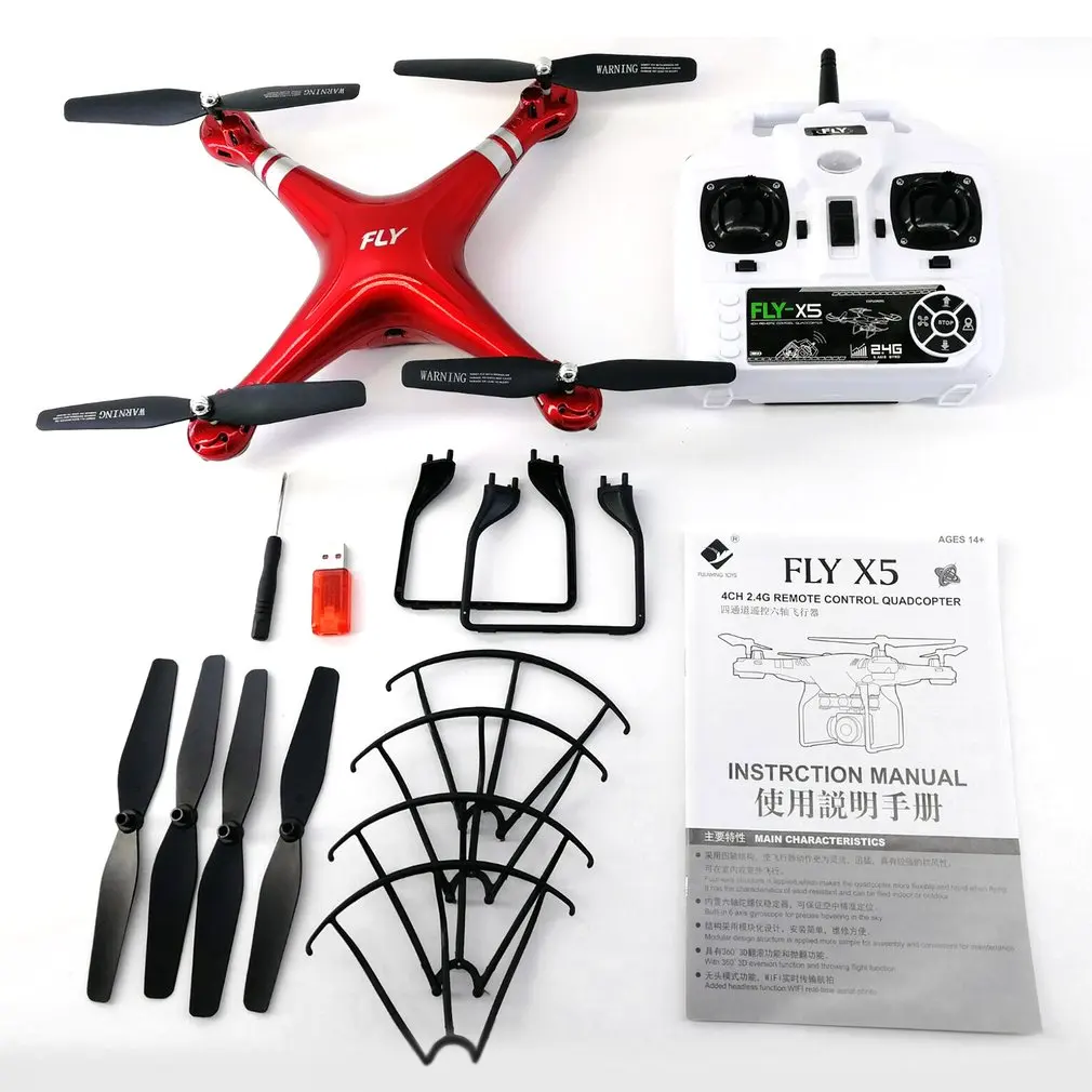 

X52 Wide Angle Lens 0.3MP HD Camera Drone Wifi FPV Live Quadcopter Smart Altitude Hold Hover RC Helicopter 2.4GHz Drone