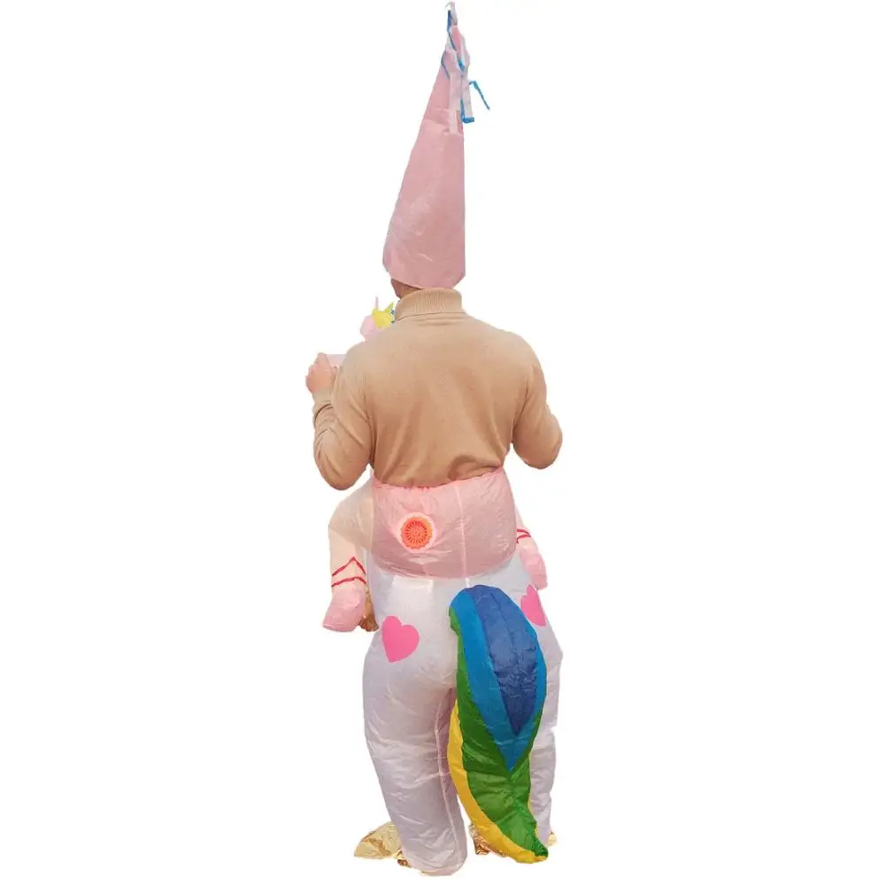 Радужный костюм единорога для взрослых, карнавальный костюм единорога на Хэллоуин, маскарадный костюм единорога для вечеринки, костюм на день рождения