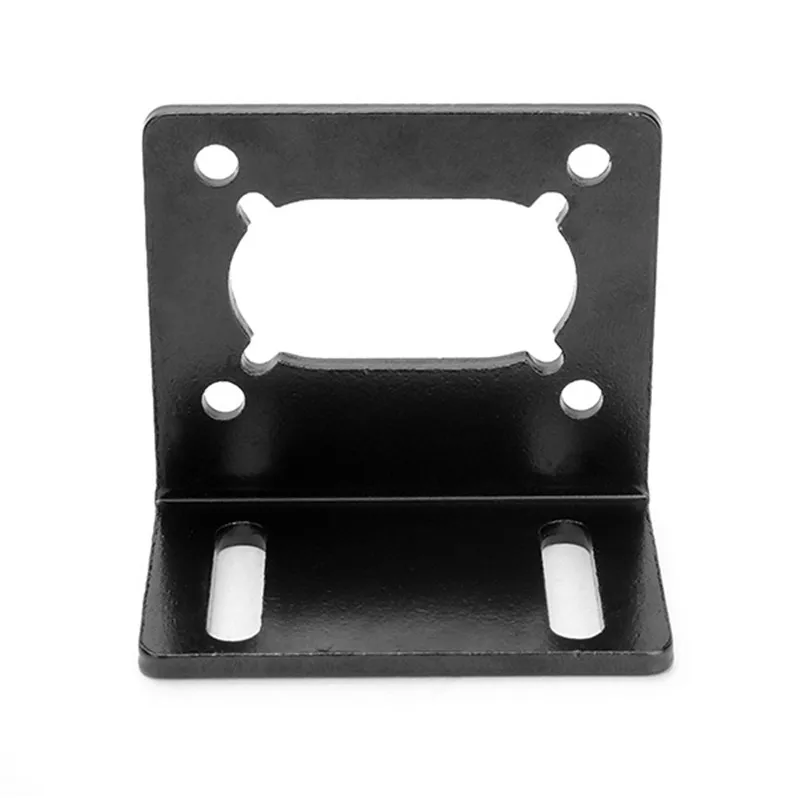 

L Shape GW31ZY GW370 Mounting Bracket Of Motor Worm Gear DC Motor Worm Gear With Screw Use For Fixed Motor Running Smoothly