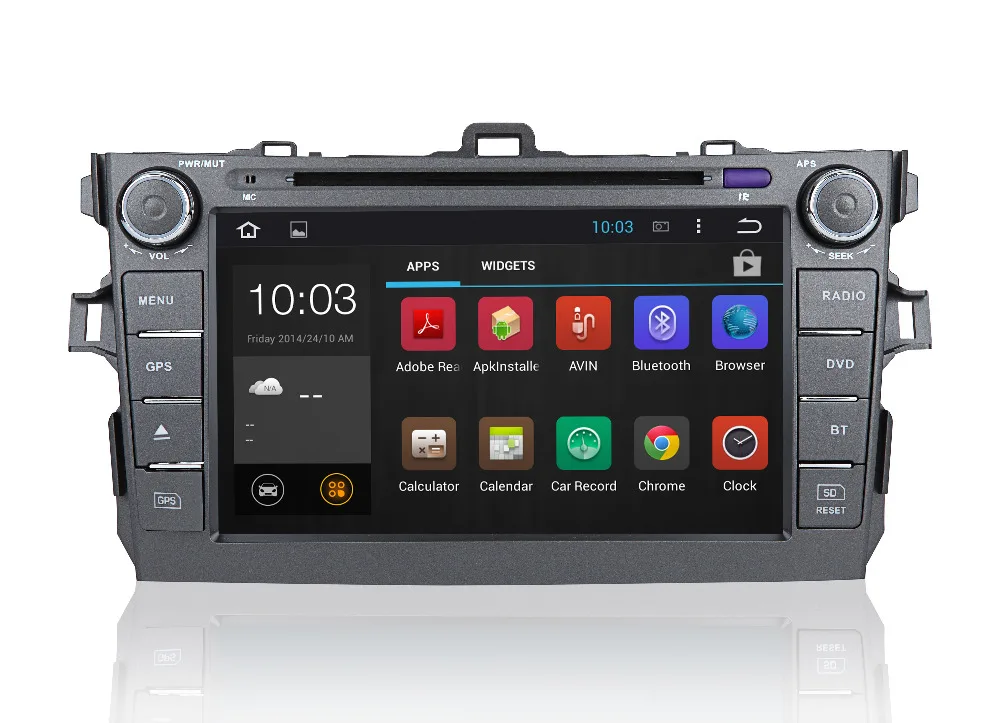 Discount 2G RAM Quad Core Android 7.1.1  Car DVD GPS For Toyota Corolla 2007 2008 2009 2010 2011 Car Radio RDS Stereo Head unit 1