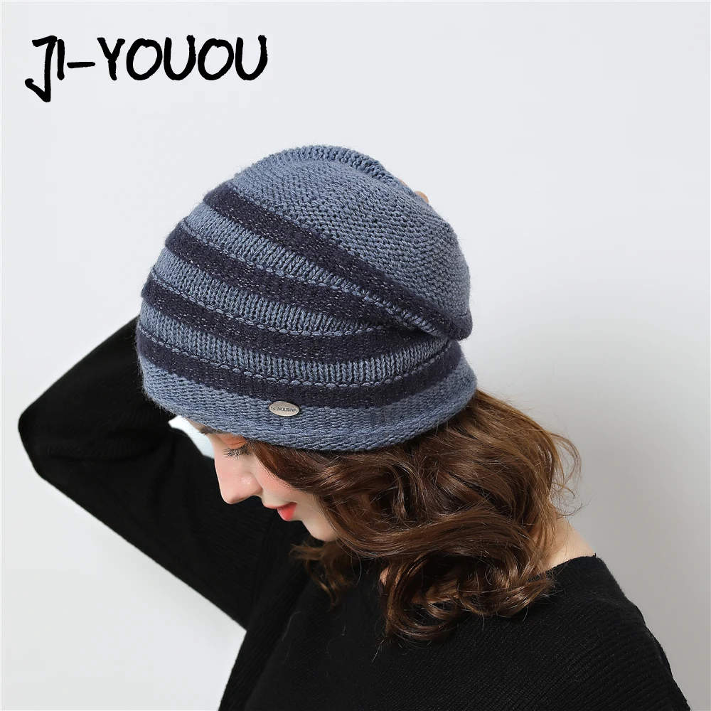 

fashionable women's Hat winter skullies warm knitted beanie woolen novelty Beanies 2018 in the style of rest winter hat for men