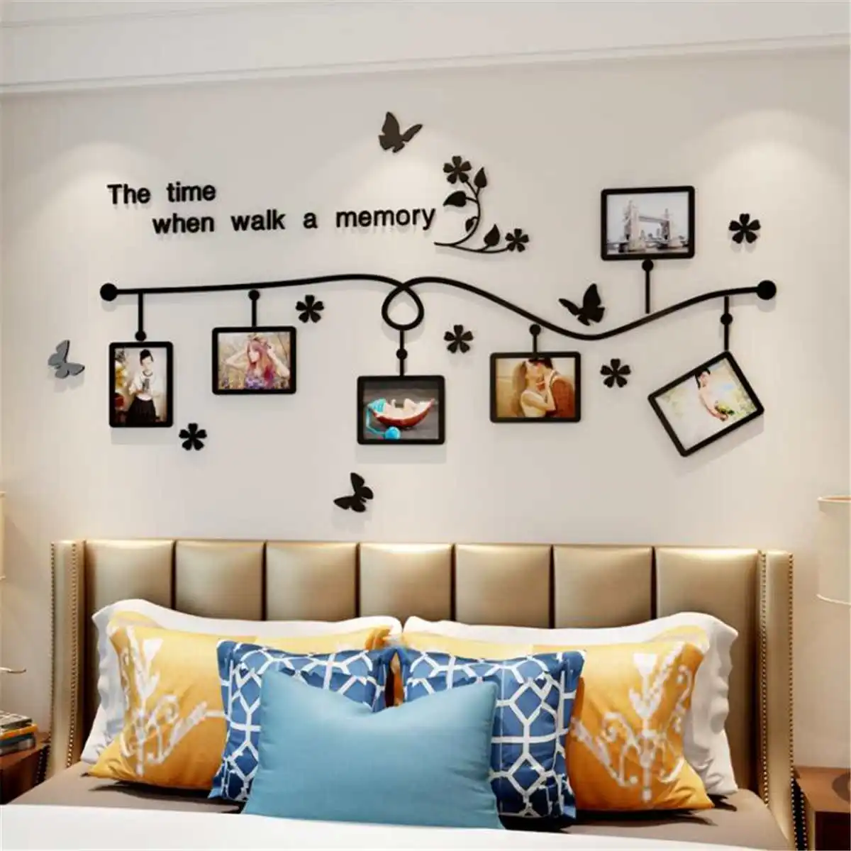 

Acrylic Wall Sticker Vinyl Posters Decal For Picture 3 Size Removable Photo Frame Family Stickers Home Decor Living Room
