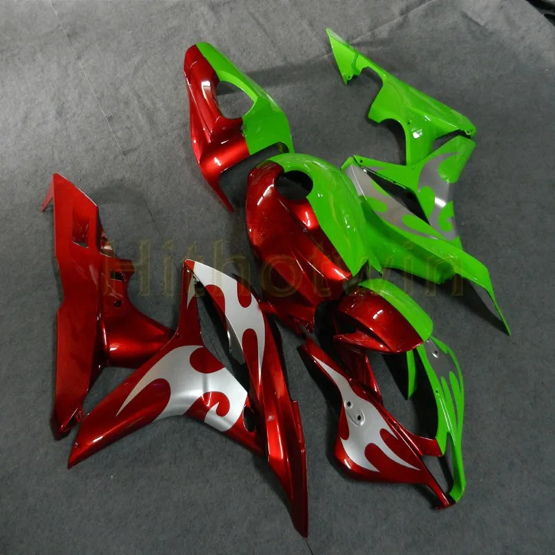 P Пользовательские Обтекатели мотоцикла для HONDA CBR600RR 2007-2008 мотор панели+ винты+ литьевая форма розовый белый - Цвет: P