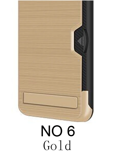 Для samsung Galaxy Note 8 Note8 Гибридный Броня телефон чехол для Galaxy SM N950F N950FD N950H N950U N950F/DS держатель для карт Стенд случаи - Цвет: Gold