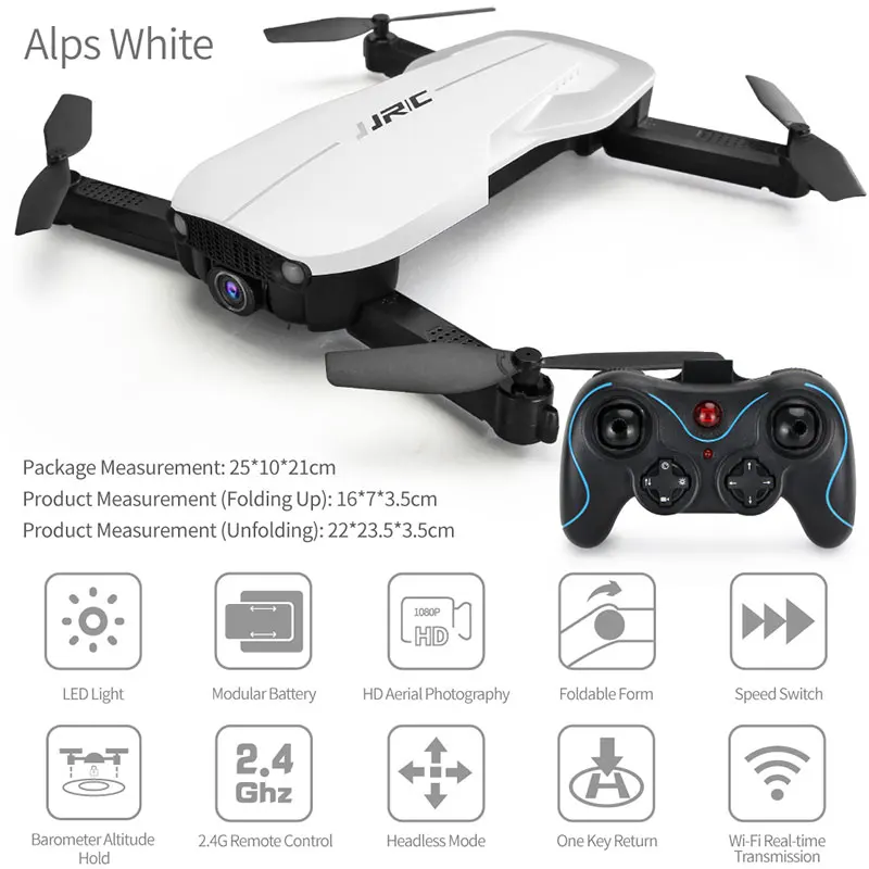 

JJRC H71 RC Quadcopter GPS 5G WIFI 1080P Camera Auto-Follow Optical Flow Positioning Foldable RC Camera Drone RTF Quadcopter