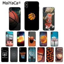 MaiYaCa баскетбольная корзина высокого качества чехол для телефона для iPhone 6S 6plus 7plus 8 8Plus X Xs MAX 5 5S XR