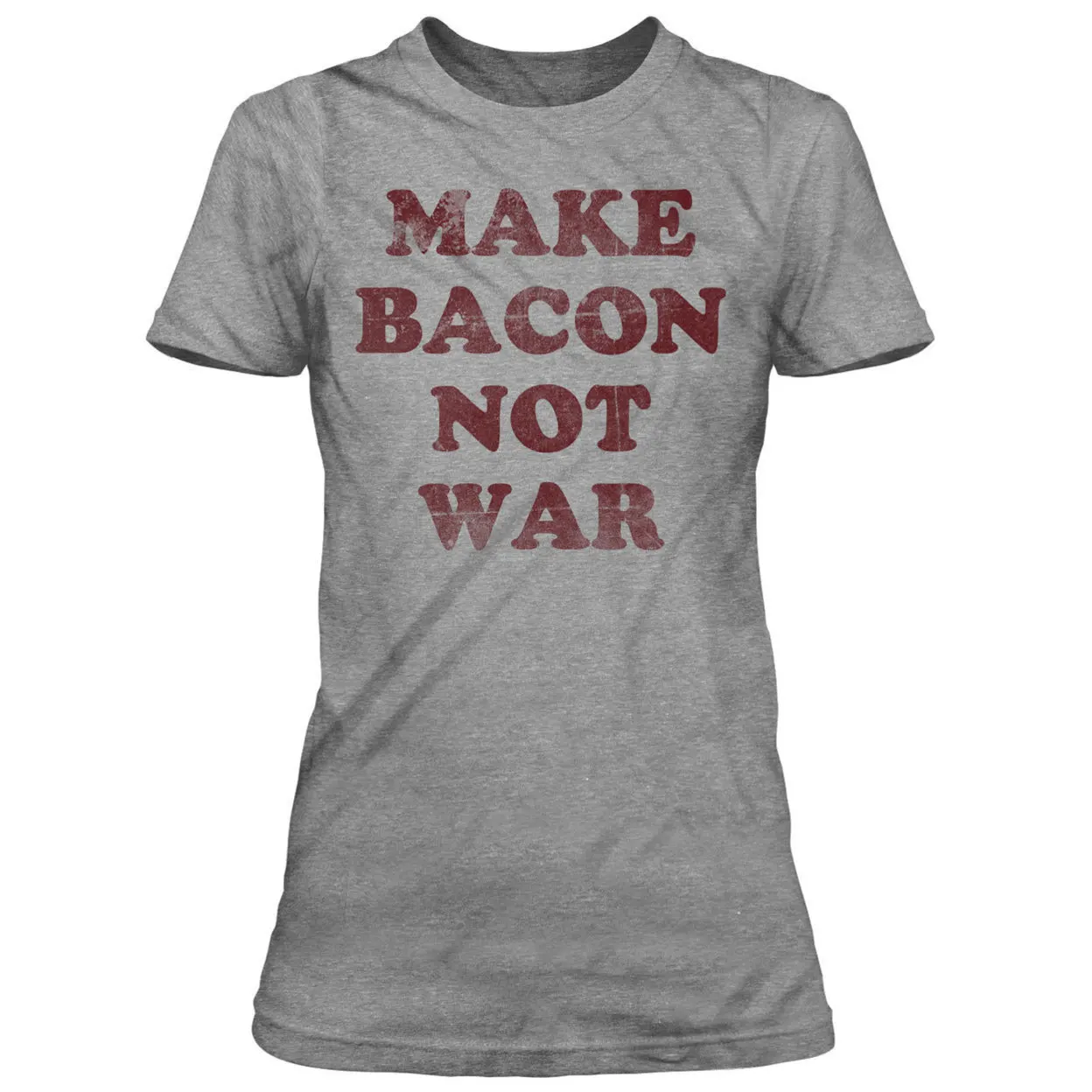 Make Bacon Not War T Shirt (1)