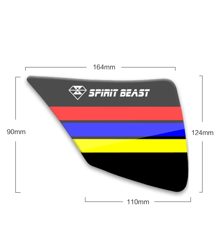 

For Honda CB190R Motorcycle Waterproof Fuel Tank Pad Protector Sticker Decal Protection Stickers Surface Scratch Spirit Beast