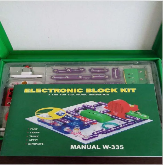 Students DIY Smart Electronic Block Kit Building Block Assembled Educational Puzzle Toy Improve Brain development For Kids