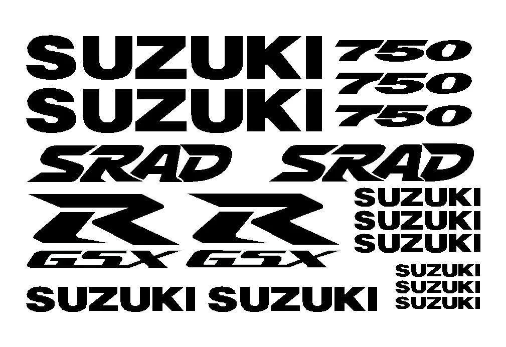Набор стикеров для Suzuki 750 GSXR SRAD GSX 17 Стайлинг автомобиля|Наклейки на автомобиль| |