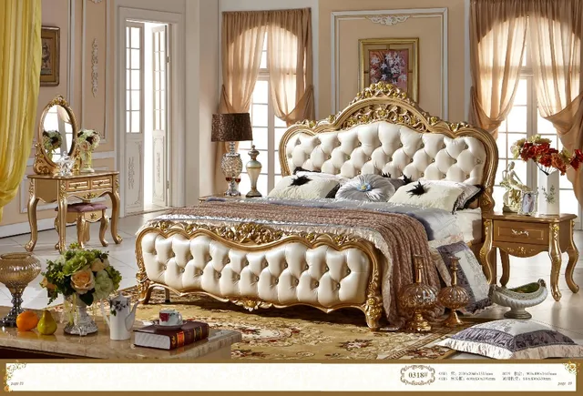 French Style Double Bed Design Wood Material Soft 0409 318 In French Style Double Bed Design Wood Material Soft 0409 318