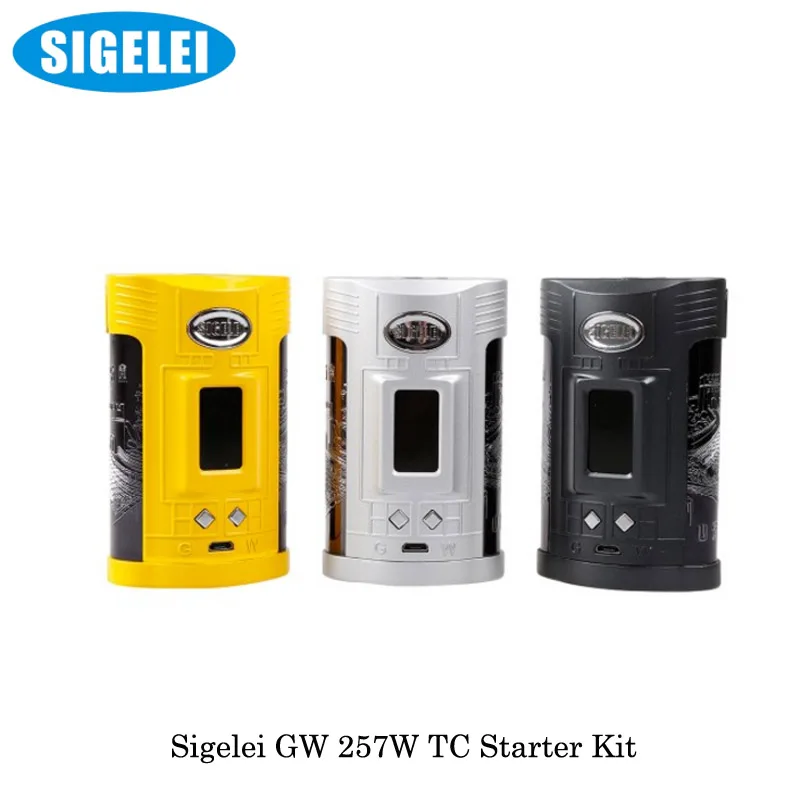 Оригинальные сигелеи GW комплект Vape коробка Mod kit 4 5 мл распылитель Контроль