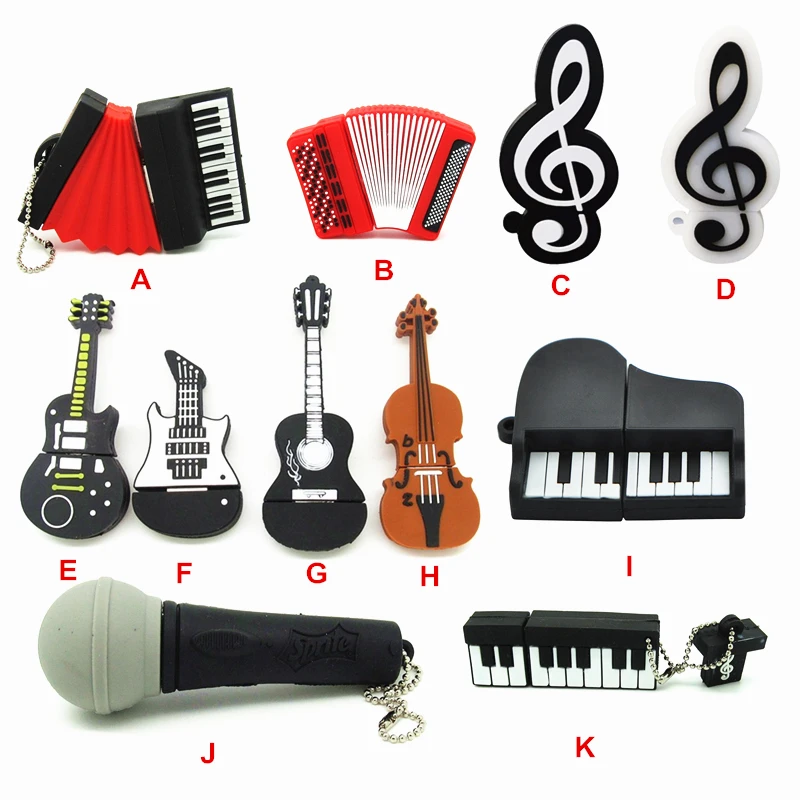Super concert pen drive музыкальный инструмент микрофон клавиатура аккордеон гитара