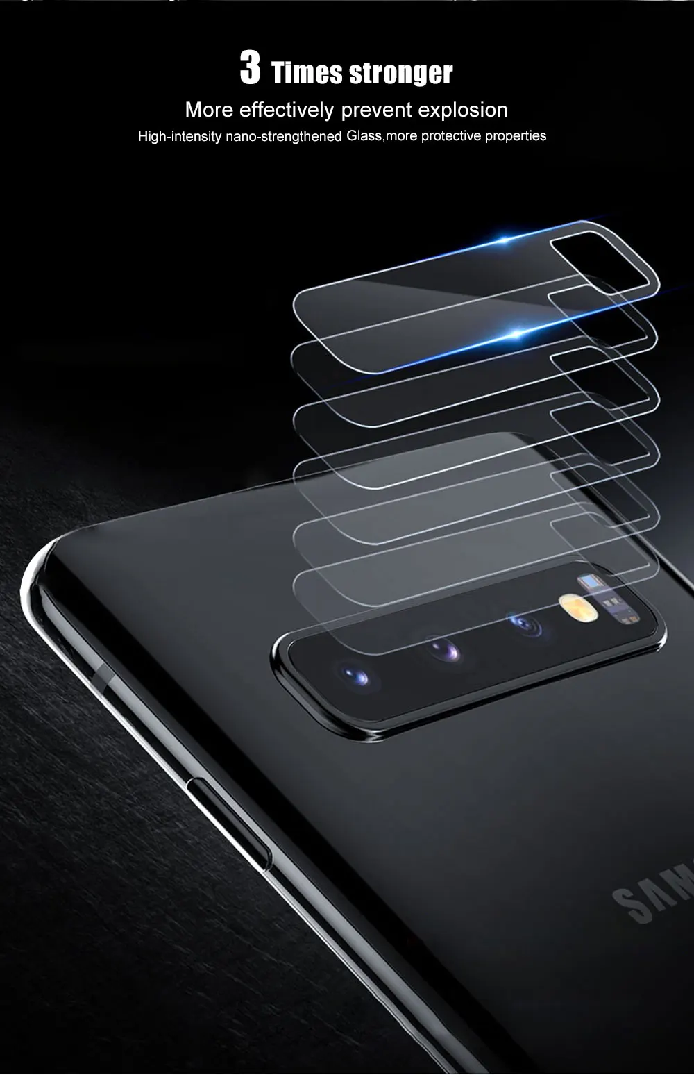 Samsung Galaxy S10 S10 Plus S10 Lite Camera Len Glass  (5)