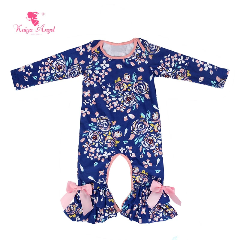 royal blue baby romper